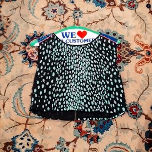 Elizabeth and James cropped top with back zipper